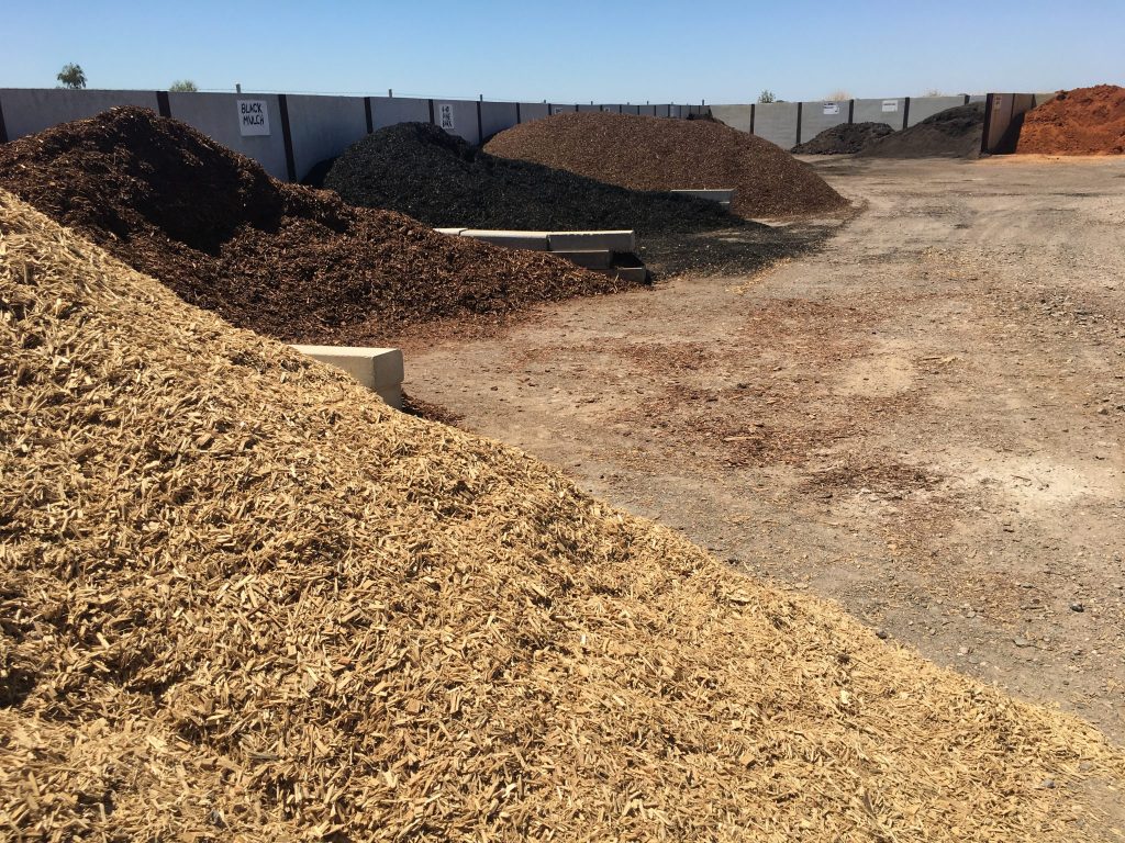We stock a wide variety of garden mulches. Whether it be a Moisture Mulch to improve soil moisture retention, a certified Soft Fall to place around childrens play areas and swings, a Coloured LongLife Mulch to enhance the appearance of your garden or a tanned Forest Bark to give your garden a natural look finish.